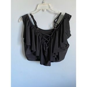 Kisscynest Plus Size Swimsuit Ruffle Bikini